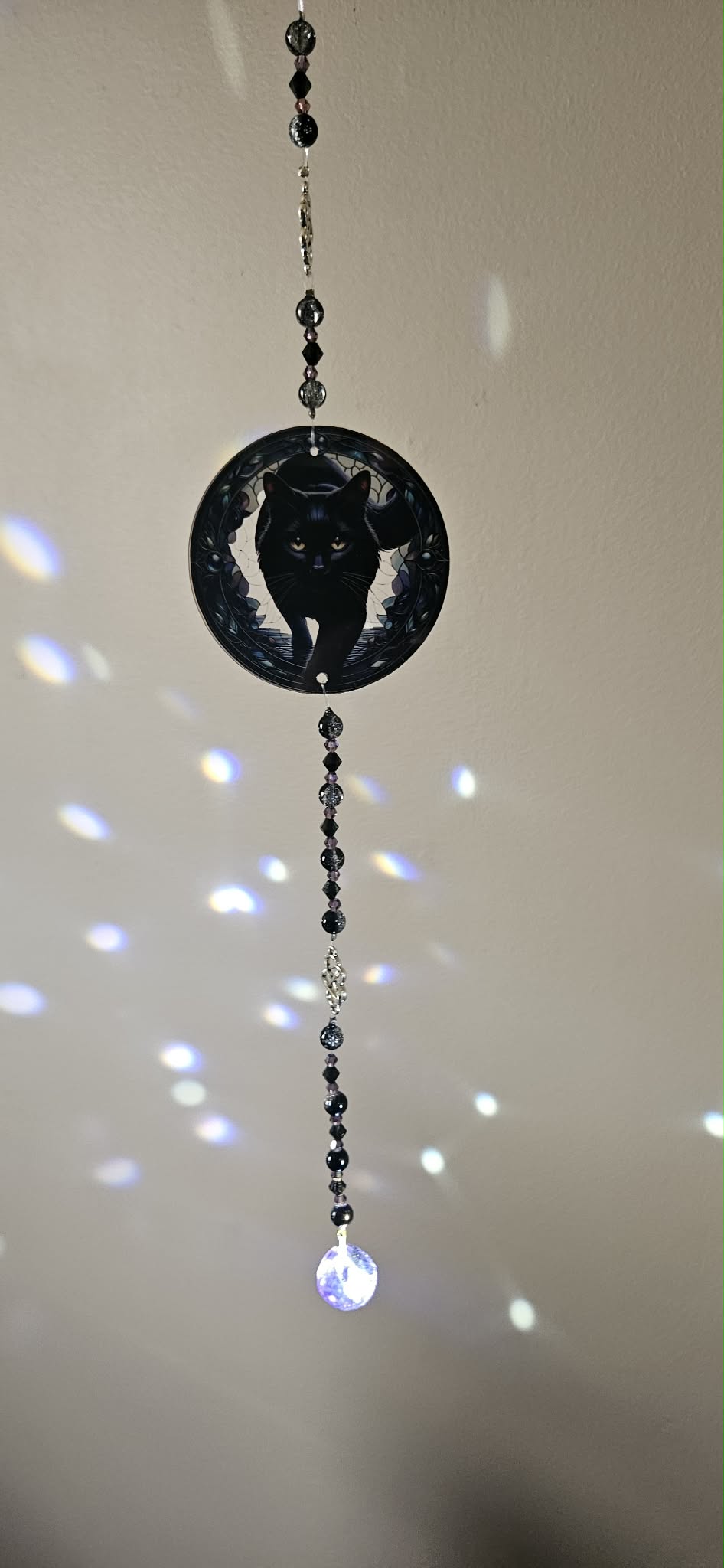 Black Cat Suncatcher