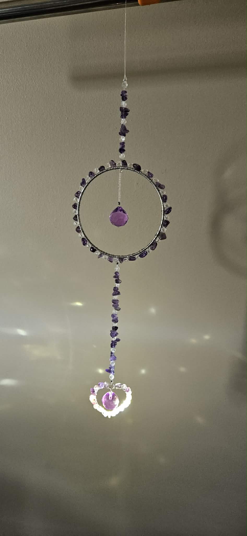 Purple Heart Suncatcher