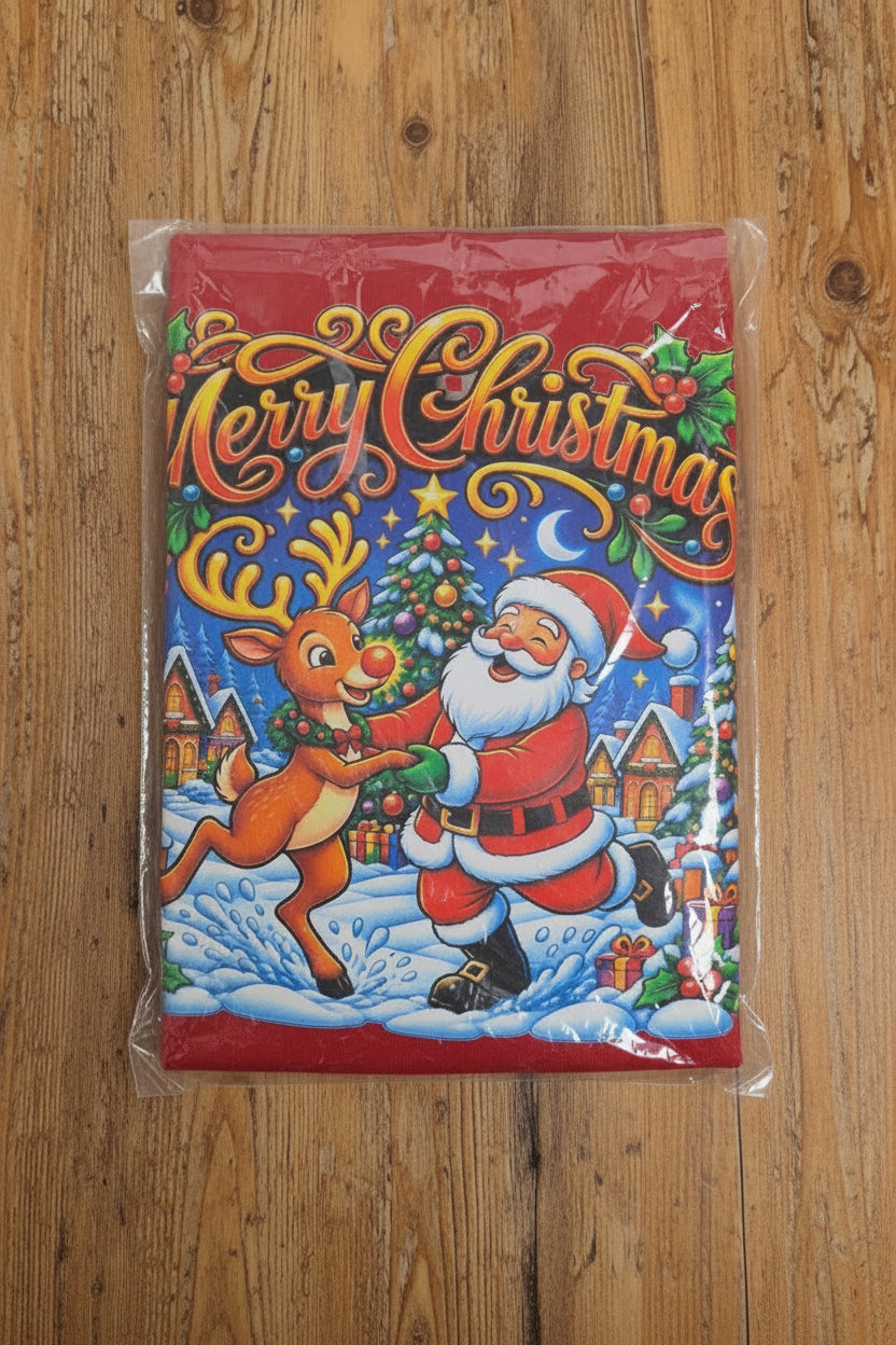 Christmas T-Shirt Kids unisex Size 10 Red