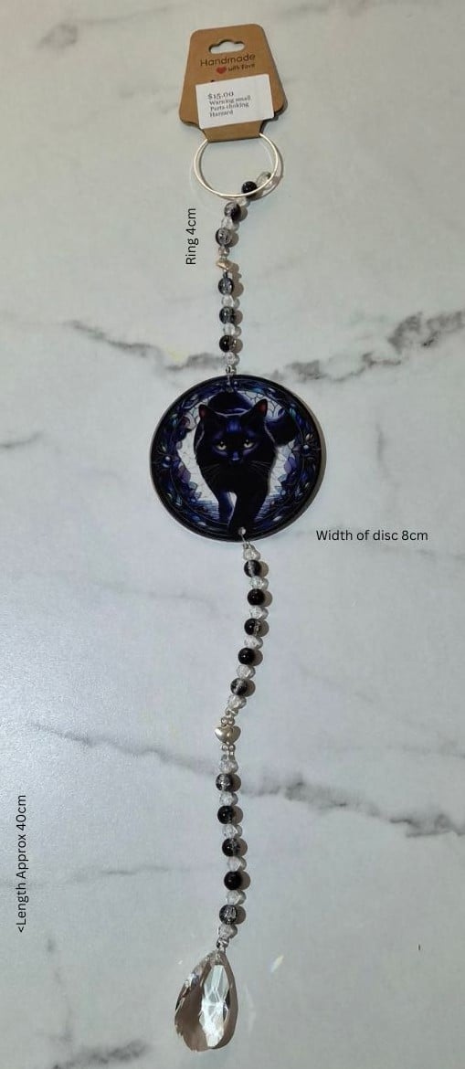 Black Cat Suncatcher