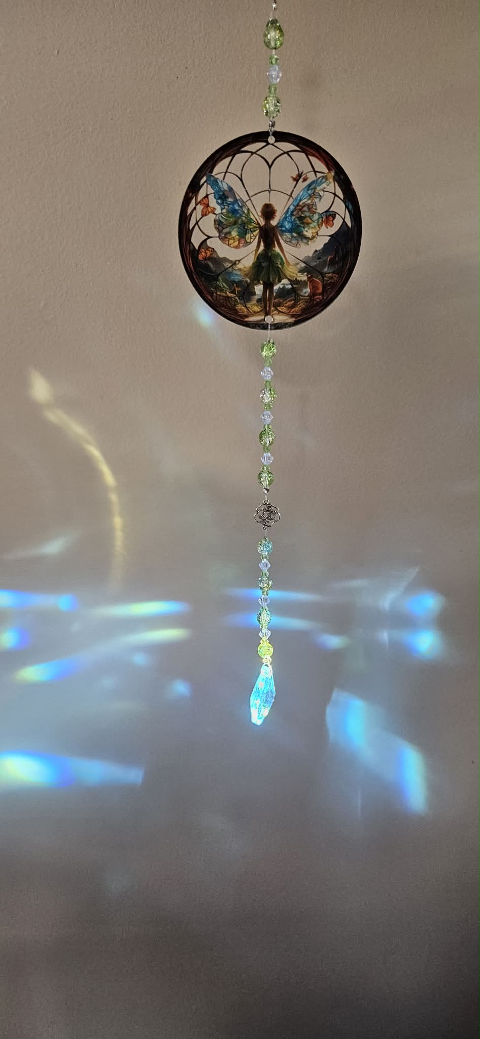 Fairy Sun Catcher Blue Green