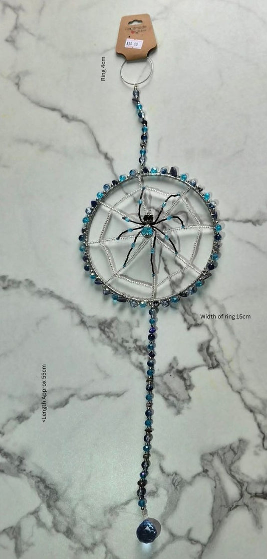 Blue Spider Suncatcher