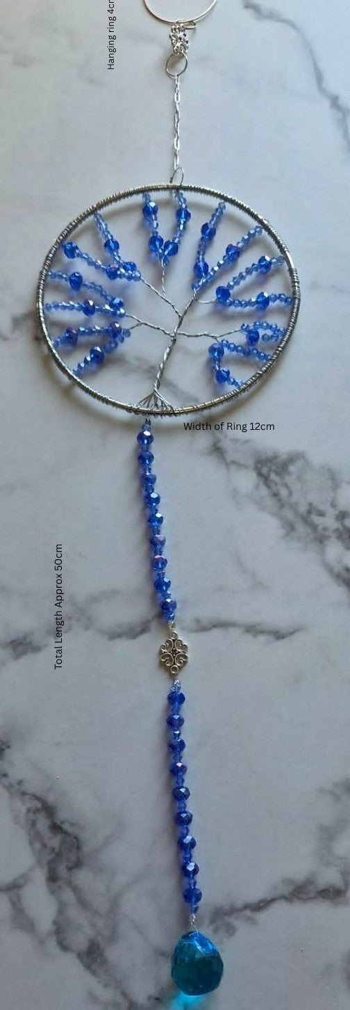 Blue Tree Of Life Suncatcher