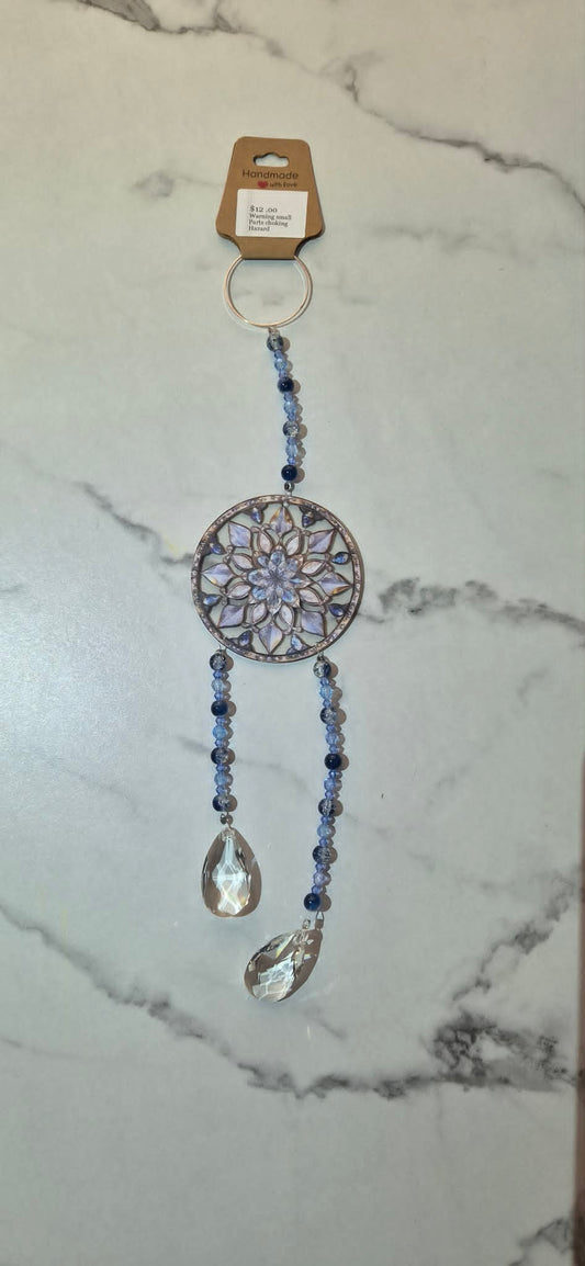Mandala Dark Blue Suncatcher
