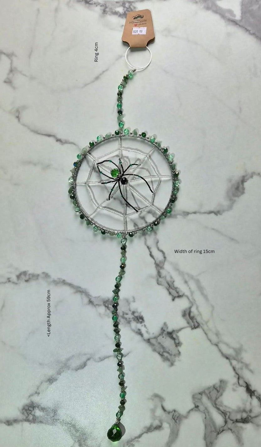 Green Spider Suncatcher