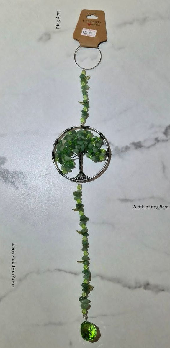 Green Tree of Life Suncatcher