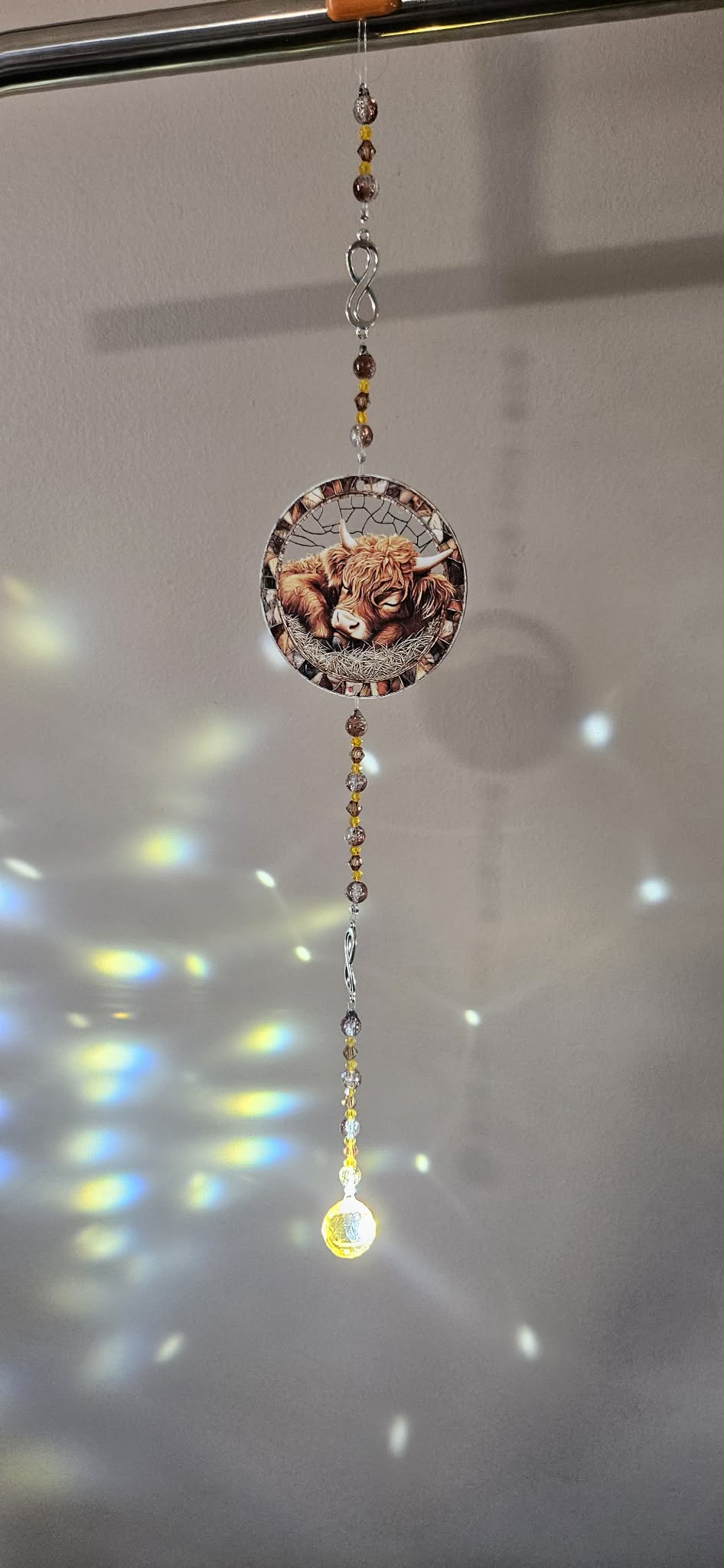Highland Cow Suncatcher