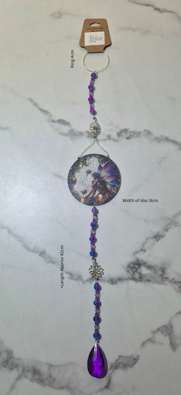 Purple Fairy Suncatcher