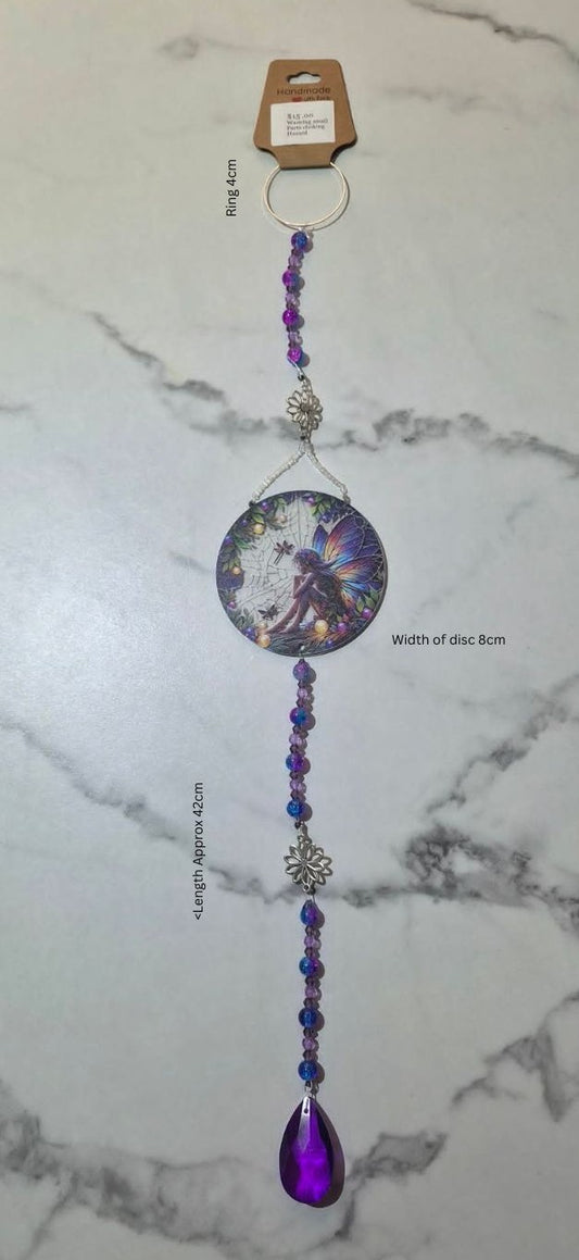 Purple Fairy Suncatcher