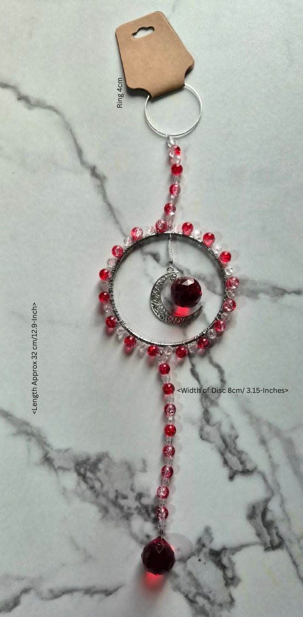 Red Moon Suncatcher