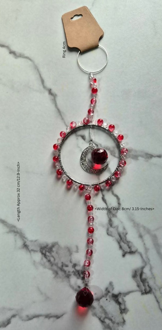 Red Moon Suncatcher