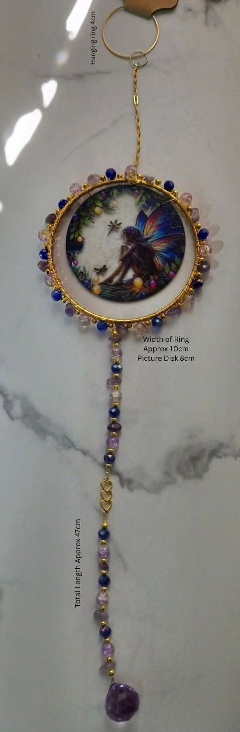 Purple Fairy Suncatcher
