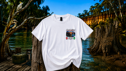 Sorry I Missed Your Call I Was On My Other Line, Fishing T-Shirt, Mens, Several Sizes, White