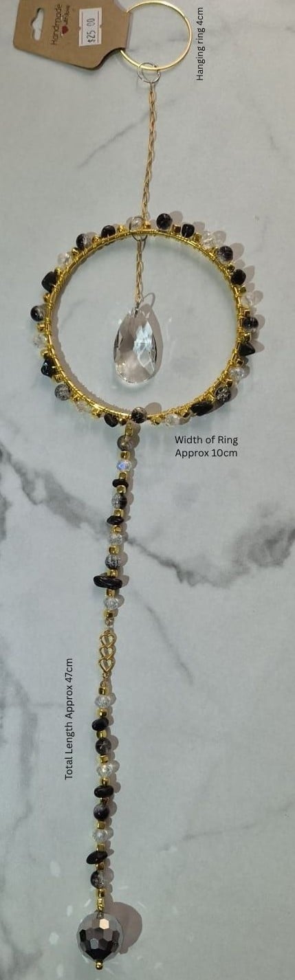 Black And Gold Suncatcher