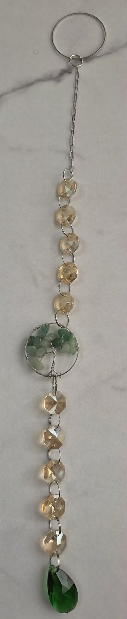 Tree Of Life Suncatcher Faceted Octagon