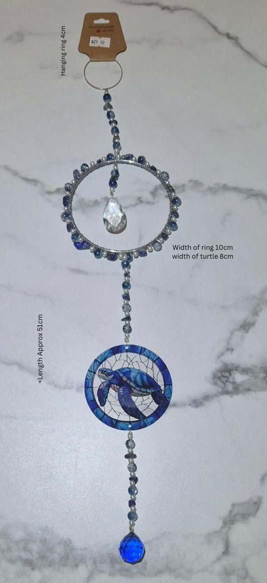 Blue Turtle Suncatcher