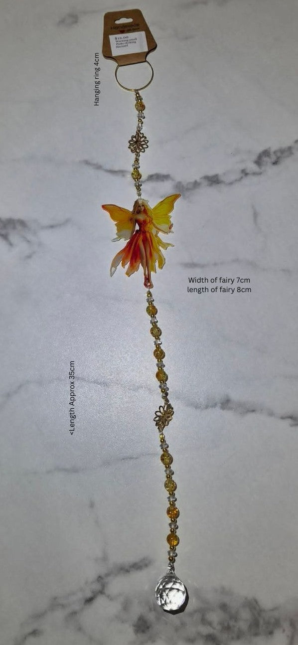 Yellow Fairy Suncatcher